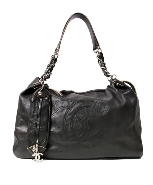 Chanel Satin Coco Cabas Tote Labellov Buy and Sell Authentic