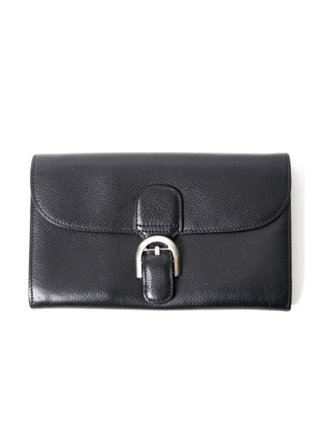 Delvaux wallet vintage luxury designer brands webshop Delvaux Black Leather Wallet