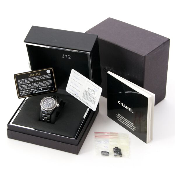 Chanel J-12 H1625 Black Womens Watch 