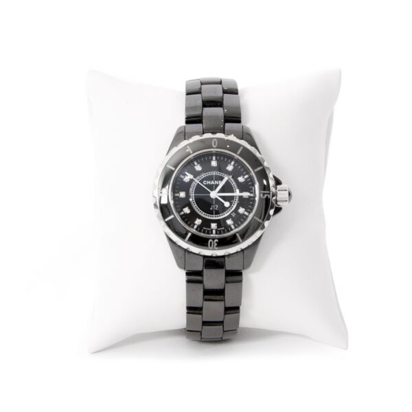 Chanel J12 H 1625 Black Womens Watch "Absolute. Mysterious. Impervious to the passing trends, the J12 Black watch never fails to electrify. Like the flow of ebony ink on a white page, it preserves a moment in eternity. Dense pigments are captured in a cer