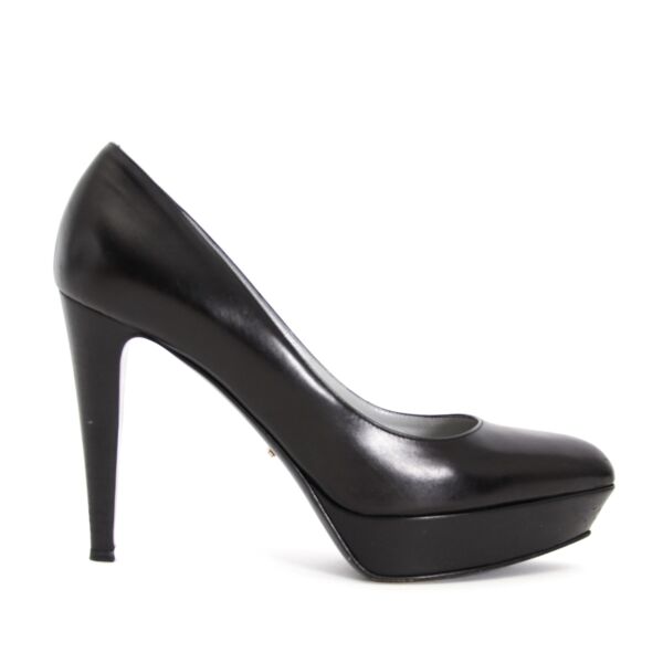 Sergio Rossi Black Pelle Susy Nero Pump - Size: 40
