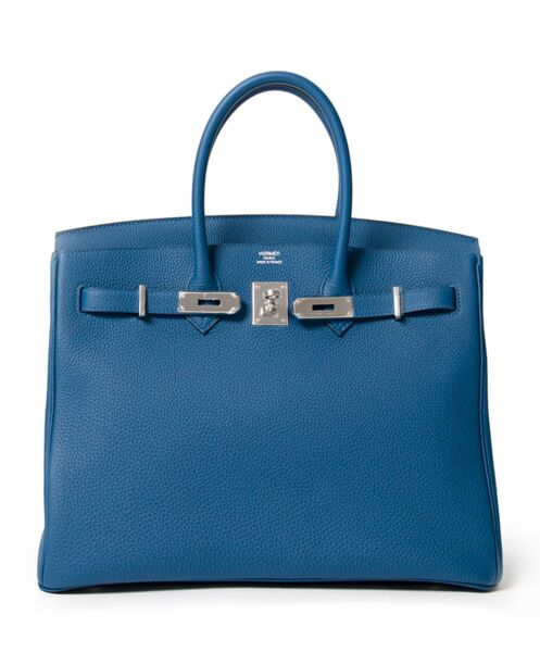 Hermes Kelly 35 Candy Rose Tyrien - Vintage Lux