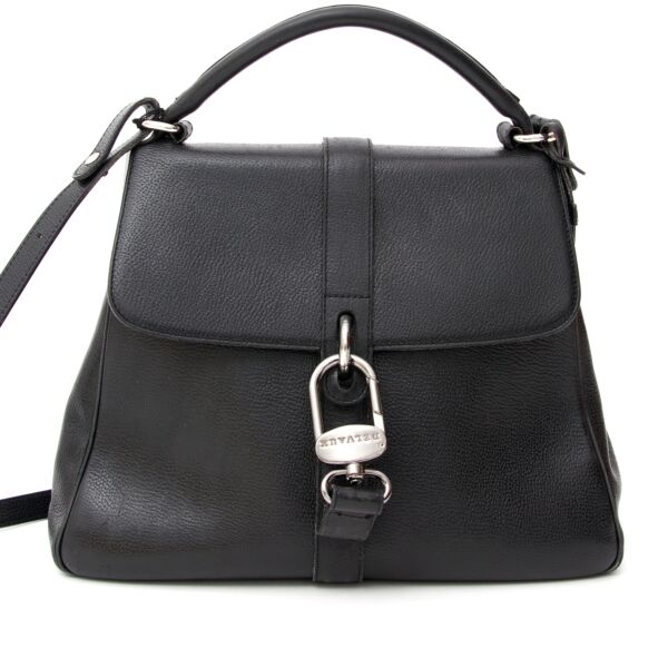 acheter safe et secure sac a main Delvaux Gin Fizz pour le meilleur prix site en ligne labellov Delvaux Gin Fizz Black Handbag 