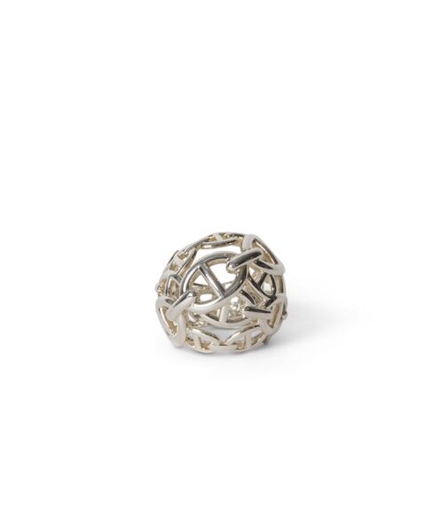 Hermes Chaine d'Ancre Enchainee "Ball" Ring 