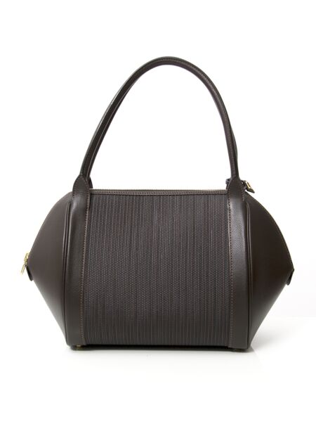 Delvaux Woven Bowling Bag 