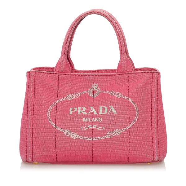Prada Pink Small Shopper Tote Bag