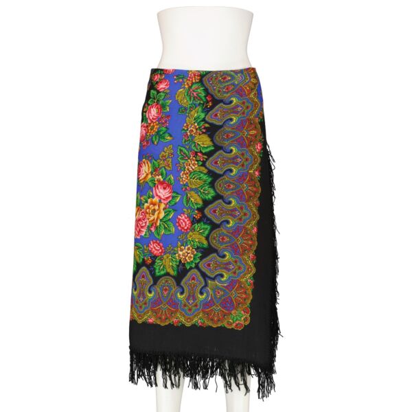 Vetements Summer 2019 Scarf Midi Skirt