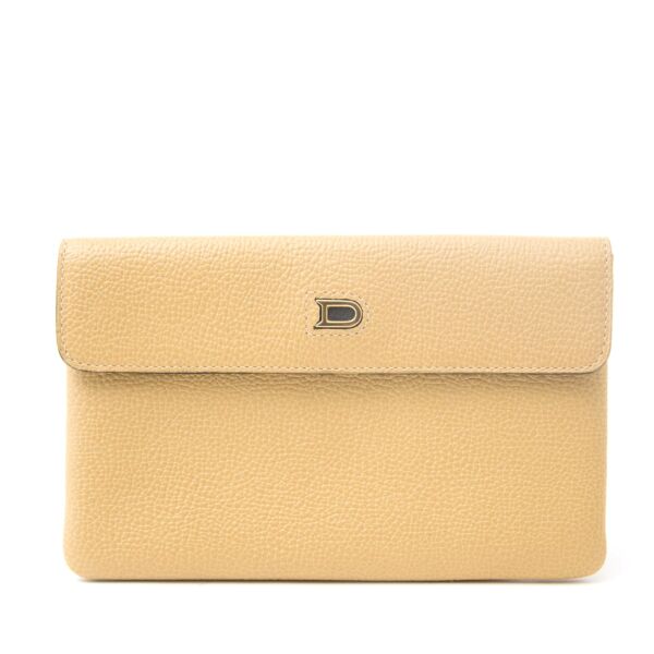Delvaux Wallet Sand Leather 