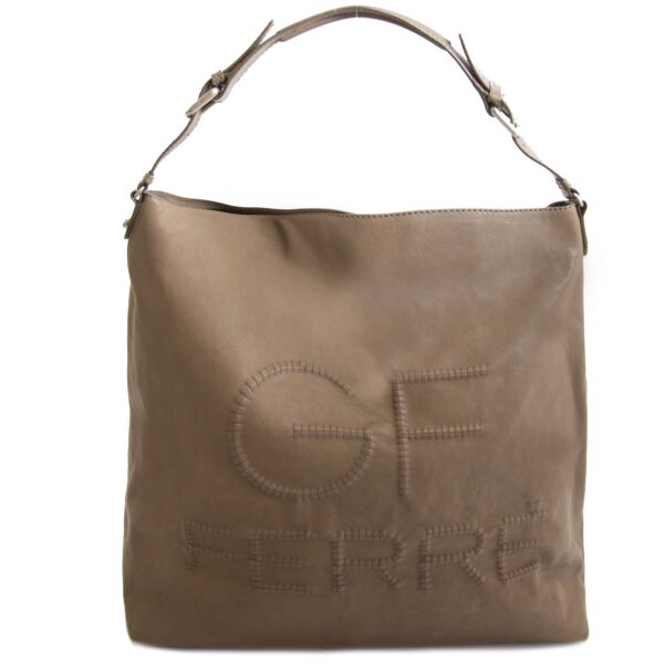 GF Ferré Taupe Shoulder Bag. GF Ferré Taupe Shoulder Bag.