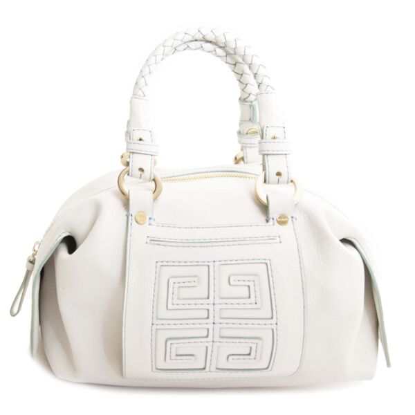 Givenchy White Top Handle Bag