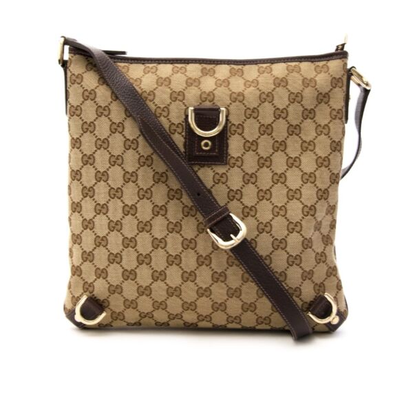 Gucci Monogram Canvas Shoulder Bag acheter secure en ligne de sac à mains gucci