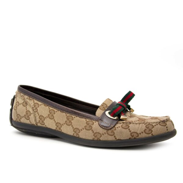 kaufen online second hande Gucci Monogram Loafers  