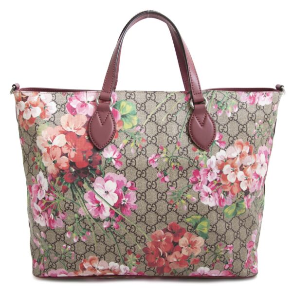 Gucci Monogram Blooms Tote 