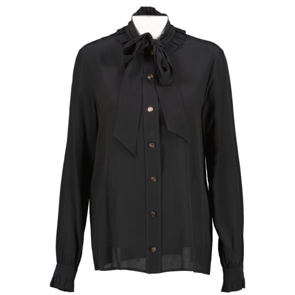 Shop 100% authentic Gucci Black Silk Shirt at Labellov.com. 