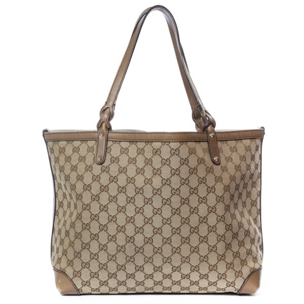 Gucci Monogram Canvas Shopper