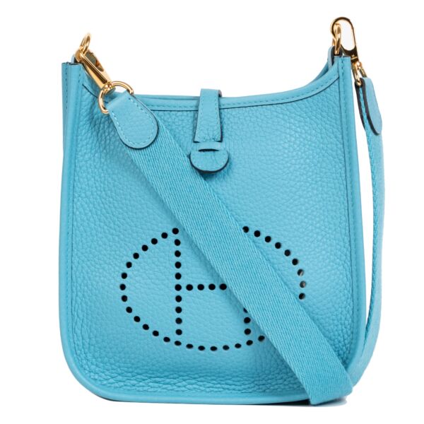 Hermès Evelyne 16 Bleu Nord Amazone Taurillon Clemence for the best price at Labellov secondhand luxury