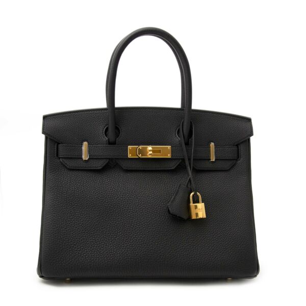Hermès Birkin 30 togo Black now online at labellov.com, shop safe online at labellov