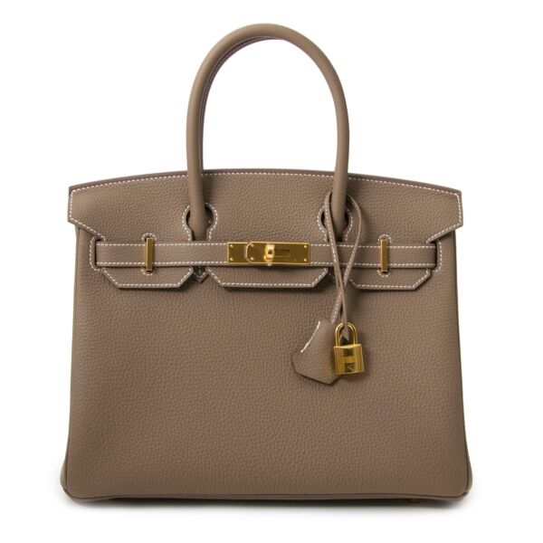 Hermès Birkin 30 Etoupe Togo GHW for sale online at Labellov