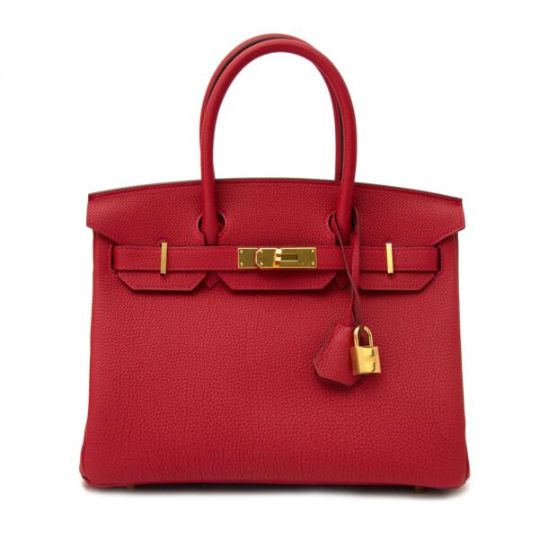 buy safe and secure at labellov.com hermes birkin 30 togo rouge vif ghw