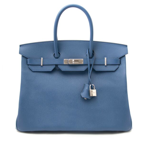 acheter en ligne chez labellov.com hermes birkin 35 epsom bleu agate 