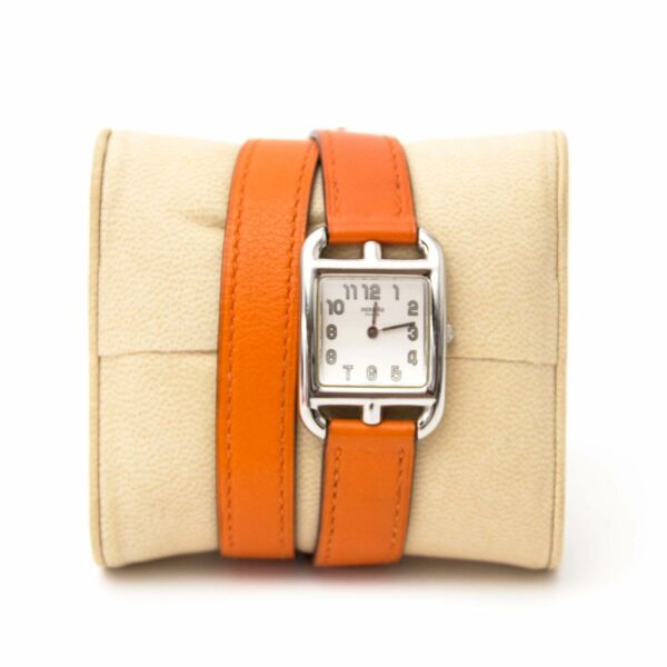 achetez un beau orange cape cod montre de Hermès 