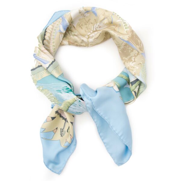 Hermès Carré Aloha Silk Scarf now online at labellov.com for the best price