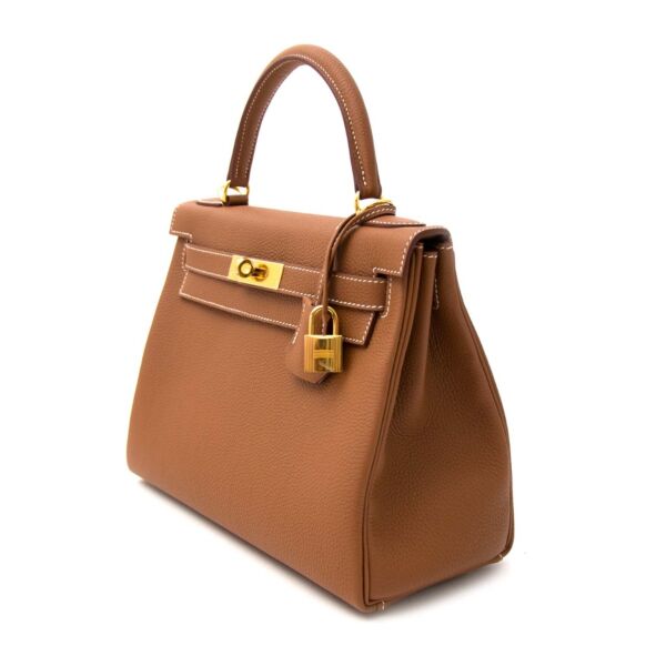 Hermès Kelly 28 Gold Togo GHW