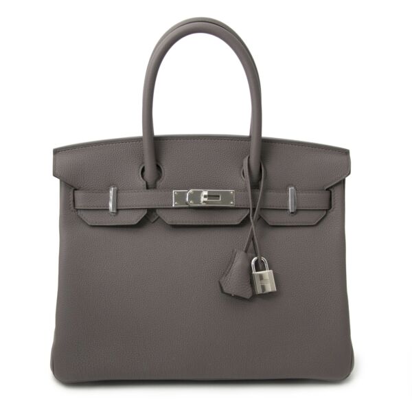 Buy your brand new Hermes Etain Togo Birkin online at Labellov in Antwerp