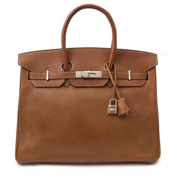 Hermès birkin 35 buffalo leather phw now online at labellov.com for the best price