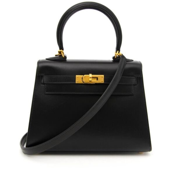shop safe online aan de beste prijs Very Rare Hermès Kelly Mini 20cm Boxcalf  