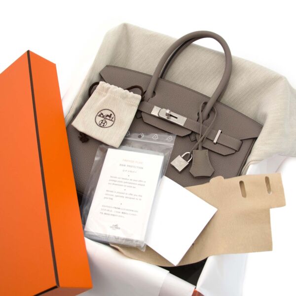 Hermès Birkin 30 Togo Gris Asphalte PHW