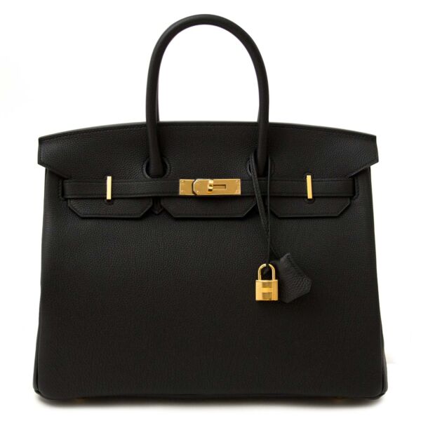 Hermès Birkin 35 Black Togo GHW for sale online at Labellov