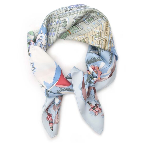 Hermès Carre Silk Scarf NoÃ«l Au 24 Faubourg