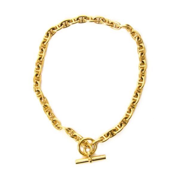 Hermès Collier Chaine d'Ancre PM 18K Gold