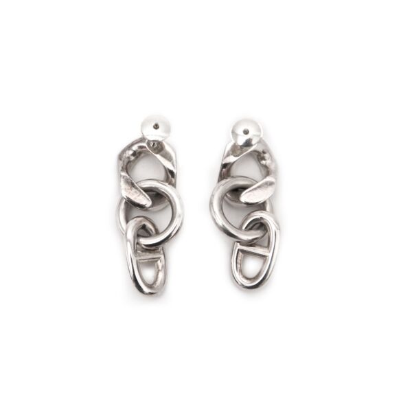 shop safe online at the best price Hermes Chaine D'ancre Earrings 