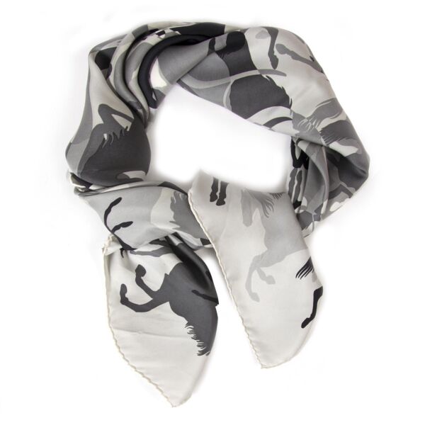 Hermès Carré Silk Scarf " Ex Libris En Camouflage"