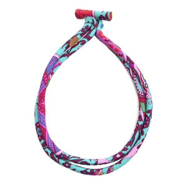 Hermès Petit H Silk Necklace