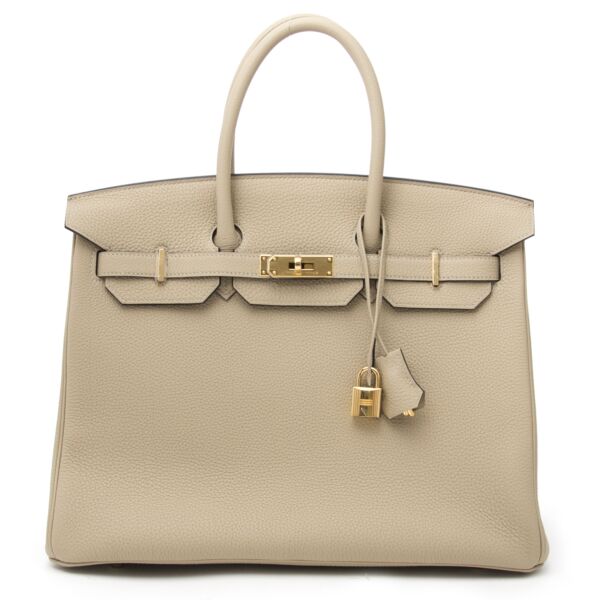 cherce le meilleur cadeau ? Neuf Hermès Birkin 35 Trench Togo 