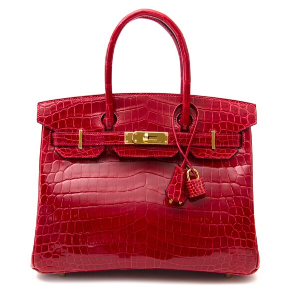 Hermès Birkin 30 Crocodile Niloticus Braise GHW Bag now online on labellov.com