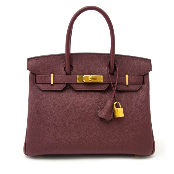 hermes birkin 30 togo bordeaux now online at labellov.com for the best price