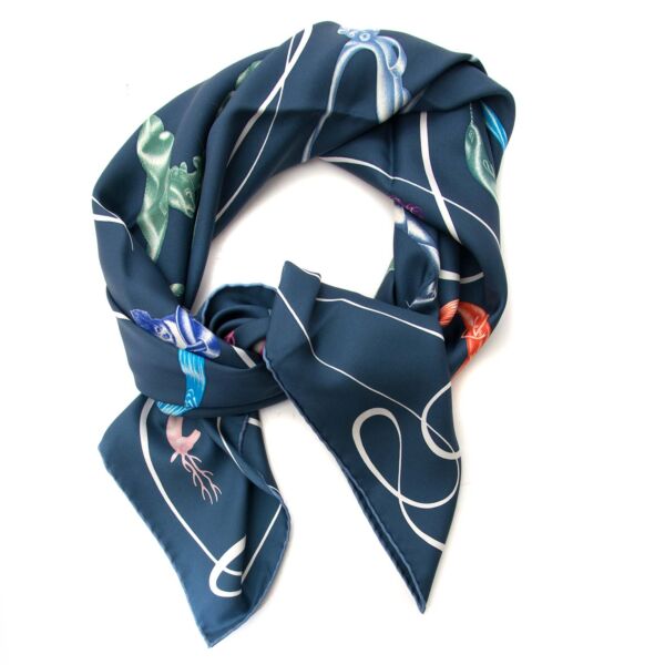 hermes carre faune lettrée scarf now for sale at labellov vintage fashion webshop belgium
