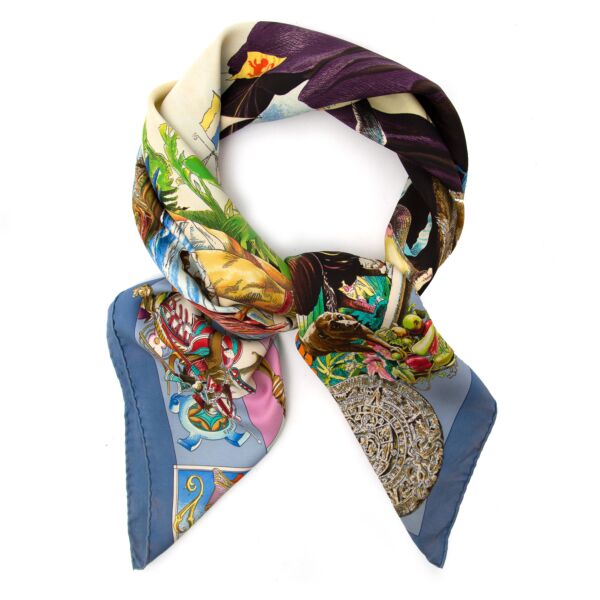 Hermès Carré De Soie "Colombus Les Amériques" en ligne chez labellov.com pour le meilleur prix.
