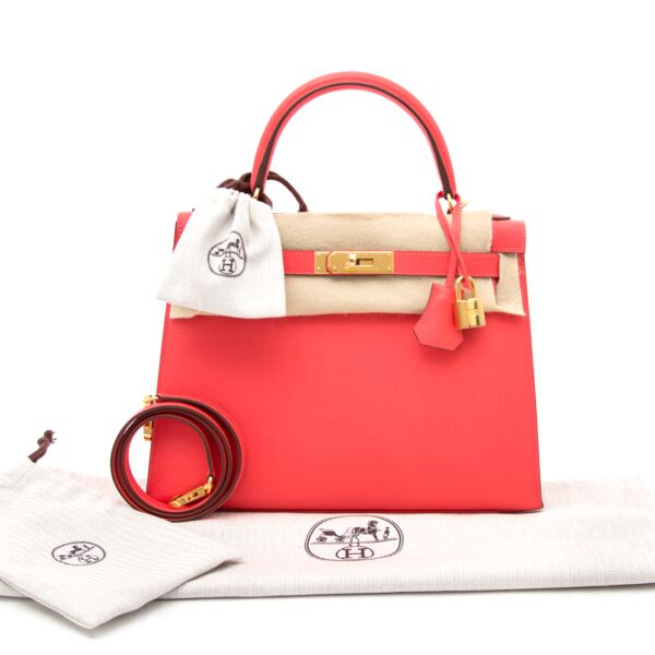 Hermès Kelly 28 Rose Jaipur GHW