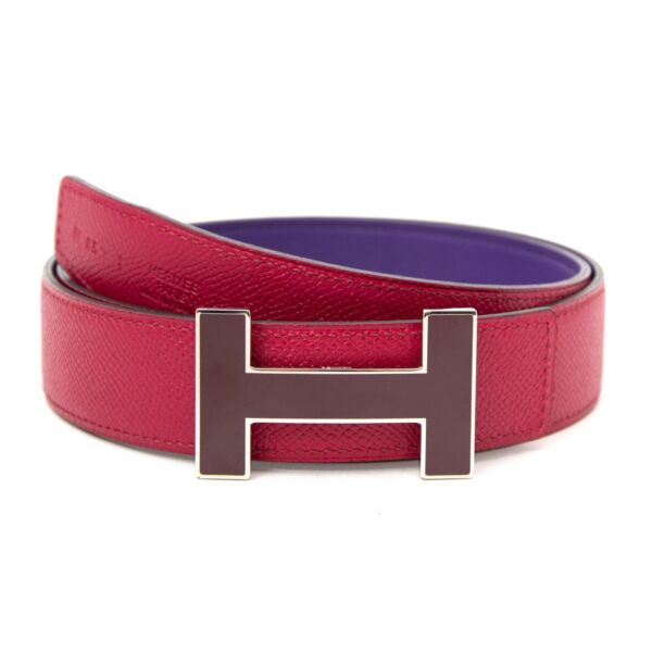 Hermès Leather Quizz H Constance Belt