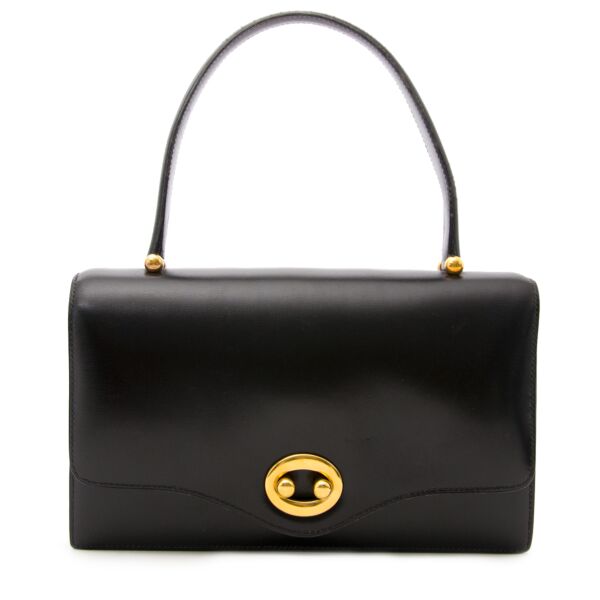 Hermès Black collector "bouttonière" bag