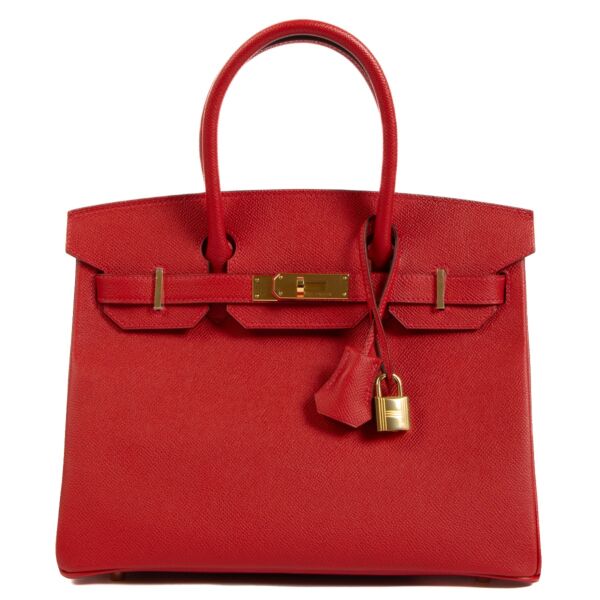 Hermès 2016 Birkin 30 Epsom Rouge Casaque