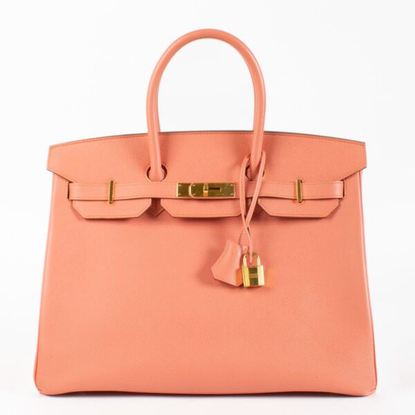 Hermès Birkin 35 Flamingo Epsom GHW