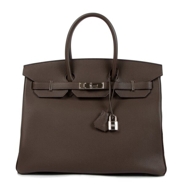 Hermès Birkin 35 Ecorce Togo Palladium Hardware