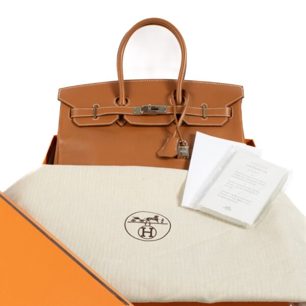 Hermès Birkin 35 Gold Swift PHW