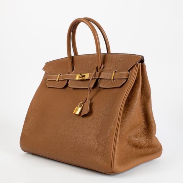 Hermès Birkin 40 Gold Clemence GHW